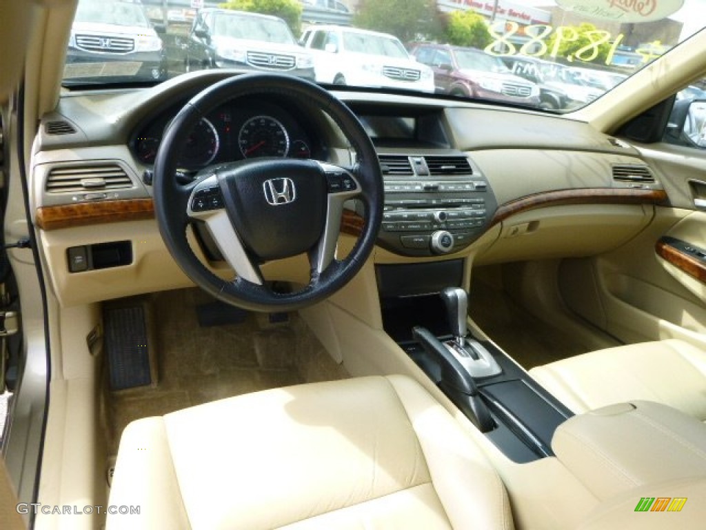 Ivory Interior 2009 Honda Accord EX-L Sedan Photo #79749911