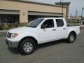 Avalanche White 2007 Nissan Frontier SE Crew Cab 4x4 Exterior