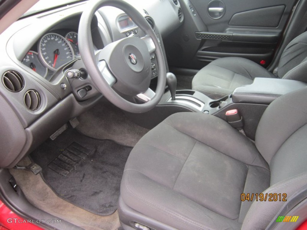 Ebony Interior 2007 Pontiac Grand Prix Sedan Photo #79750510