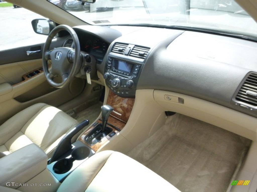 2004 Honda Accord EX V6 Sedan Ivory Dashboard Photo #79750808