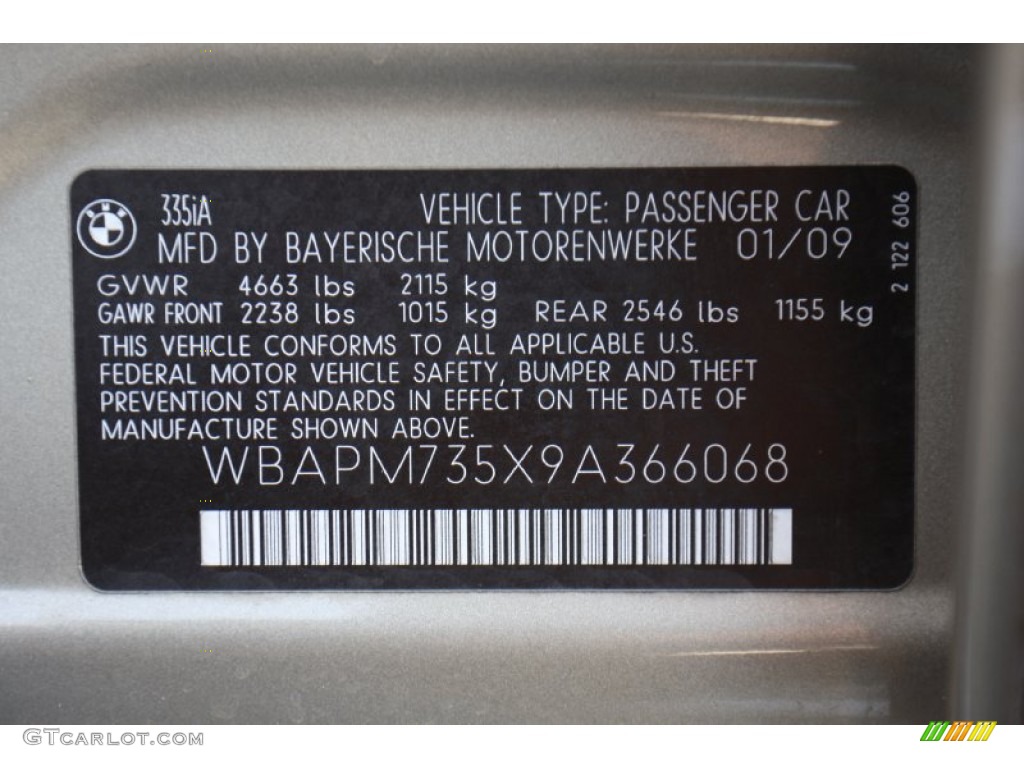 2009 3 Series 335i Sedan - Platinum Bronze Metallic / Beige photo #33