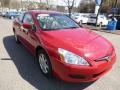 2004 San Marino Red Pearl Honda Accord EX V6 Coupe  photo #7