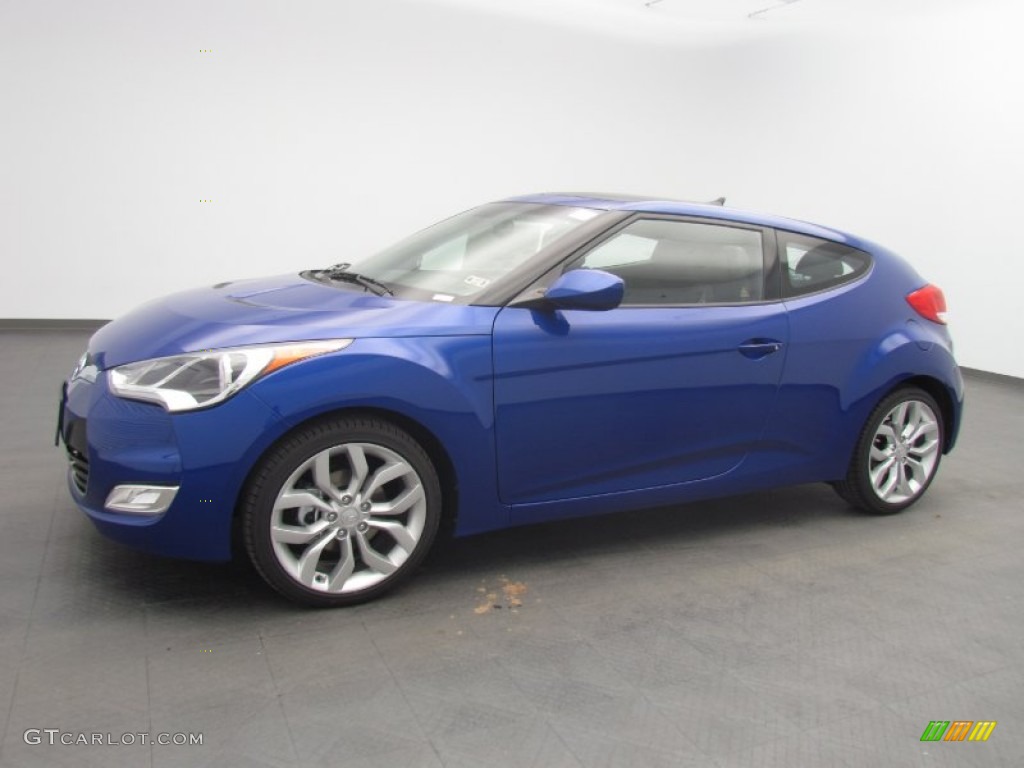 Marathon Blue 2013 Hyundai Veloster Standard Veloster Model Exterior Photo #79751925