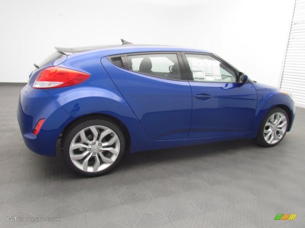 Marathon Blue 2013 Hyundai Veloster Standard Veloster Model Exterior Photo #79751947