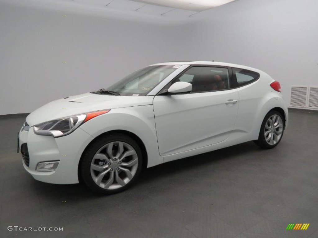 Century White 2013 Hyundai Veloster Standard Veloster Model Exterior Photo #79752273