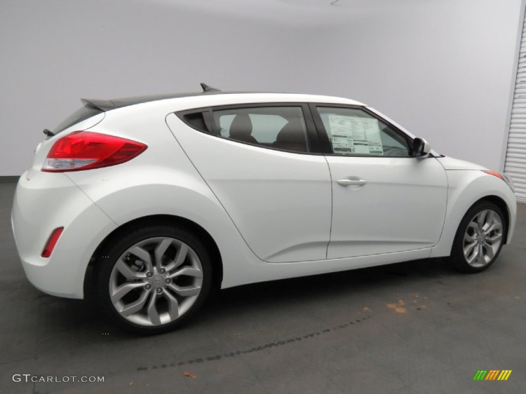 Century White 2013 Hyundai Veloster Standard Veloster Model Exterior Photo #79752288