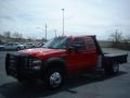Red Clearcoat - F450 Super Duty XLT SuperCab Chassis Utility Truck Photo No. 3