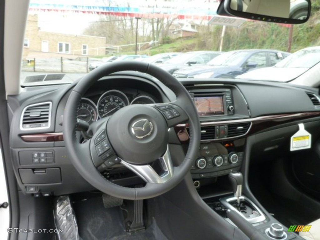 2014 Mazda MAZDA6 Grand Touring Sand Dashboard Photo #79752958