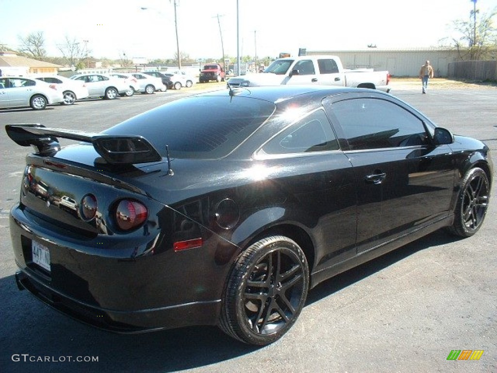 2009 Cobalt SS Coupe - Black / Ebony/Ebony UltraLux/Red Pipping photo #6