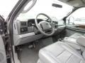 Medium Flint 2004 Ford F350 Super Duty Lariat Crew Cab 4x4 Dually Interior Color