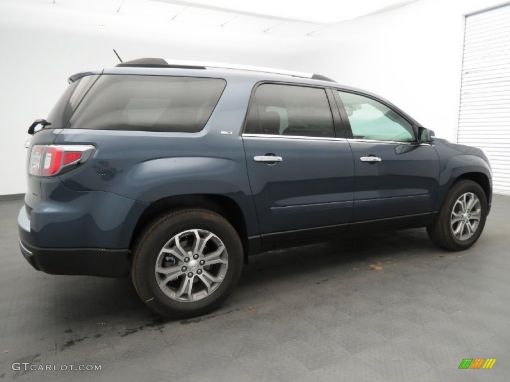 2013 Acadia SLT - Atlantis Blue Metallic / Light Titanium photo #2