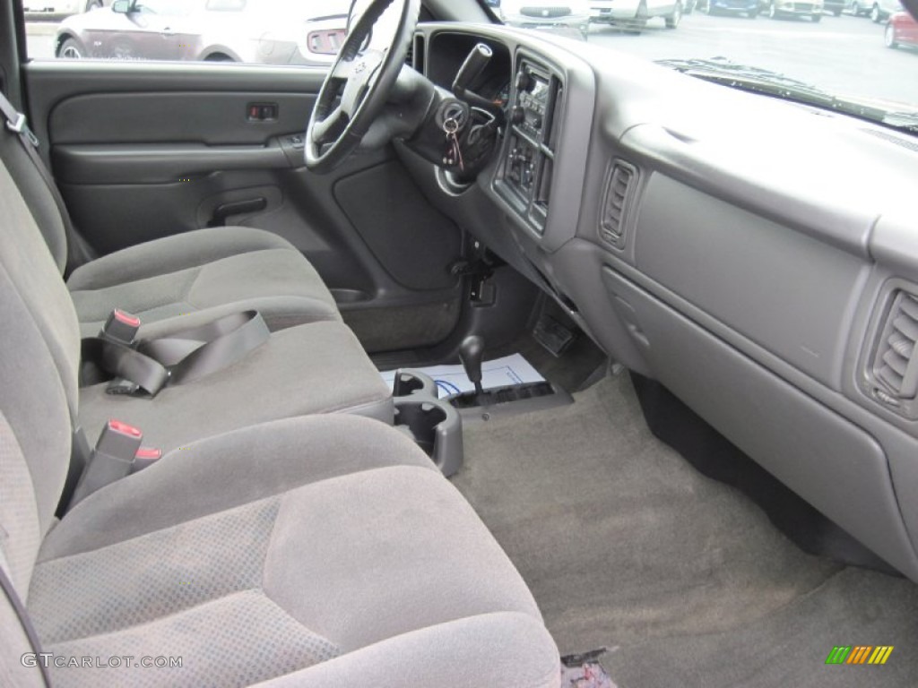 Dark Charcoal Interior 2005 Chevrolet Silverado 1500 LS Extended Cab 4x4 Photo #79755302