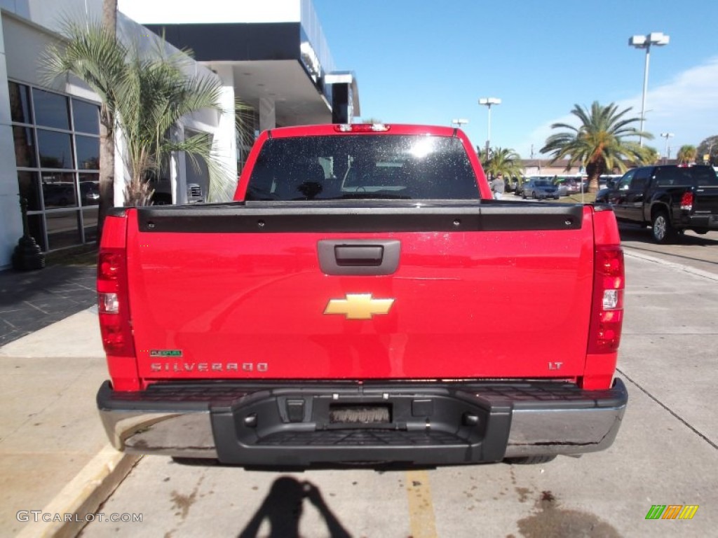 2012 Silverado 1500 LT Extended Cab - Victory Red / Ebony photo #3