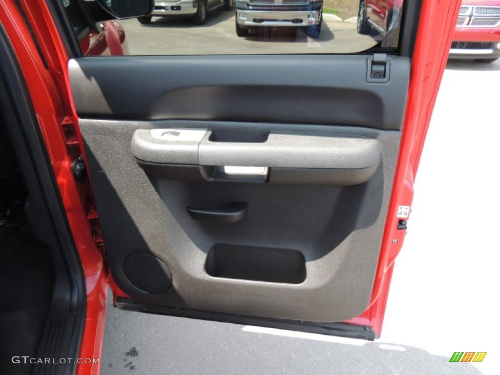 2010 Silverado 1500 LS Crew Cab - Victory Red / Dark Titanium photo #9