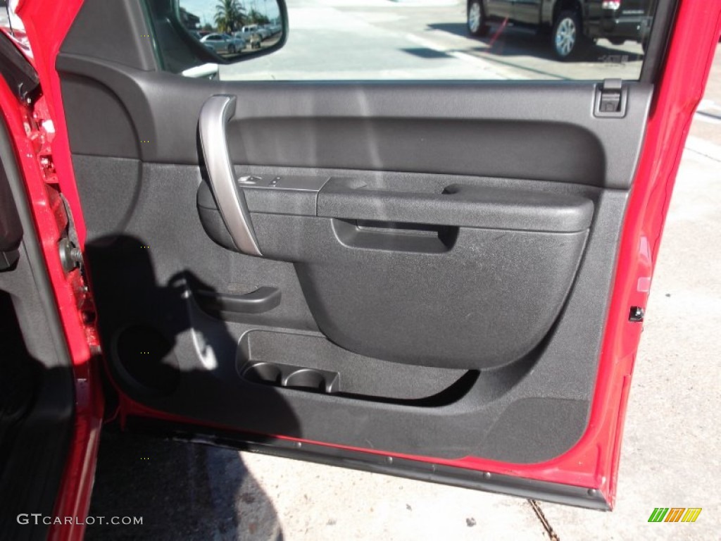 2012 Silverado 1500 LT Extended Cab - Victory Red / Ebony photo #7