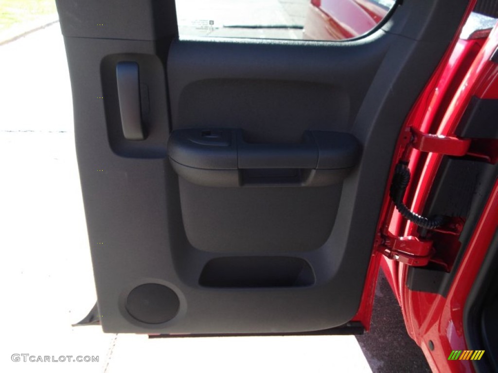 2012 Silverado 1500 LT Extended Cab - Victory Red / Ebony photo #9