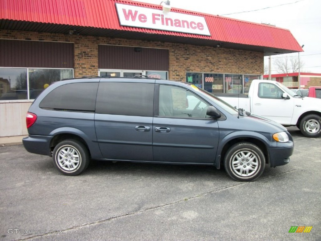 2002 Grand Caravan Sport - Steel Blue Pearl / Taupe photo #2