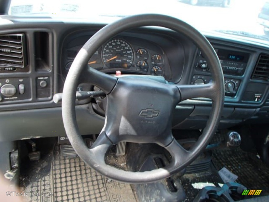 2002 Silverado 1500 Work Truck Regular Cab 4x4 - Indigo Blue Metallic / Graphite Gray photo #13