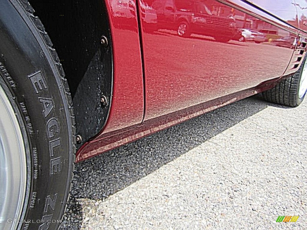 1991 Corvette ZR1 - Dark Red Metallic / Black photo #20