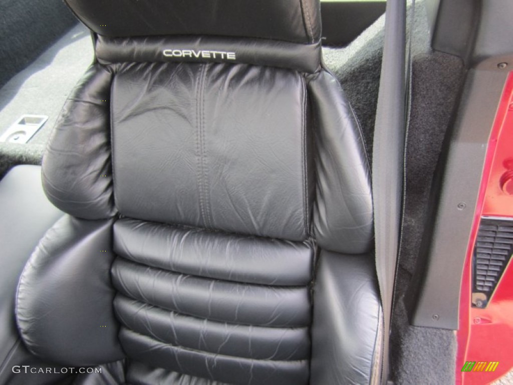 1991 Corvette ZR1 - Dark Red Metallic / Black photo #25