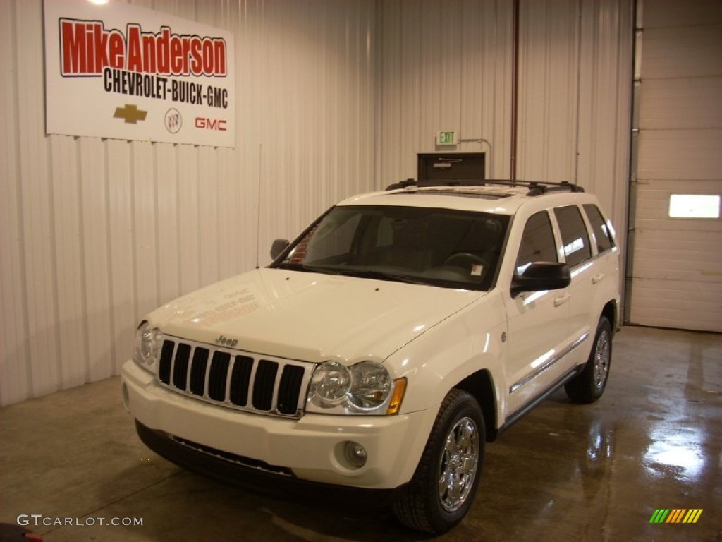 2005 Grand Cherokee Limited 4x4 - Stone White / Medium Slate Gray photo #1