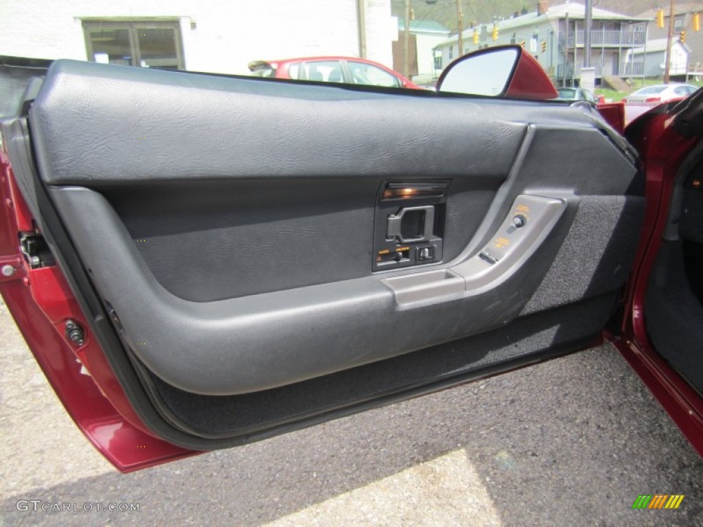 1991 Chevrolet Corvette ZR1 Black Door Panel Photo #79759279