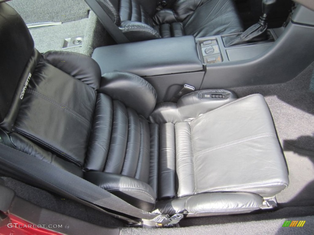 1991 Corvette ZR1 - Dark Red Metallic / Black photo #36