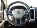 2009 Dodge Ram 1500 Dark Slate/Medium Graystone Interior Steering Wheel Photo
