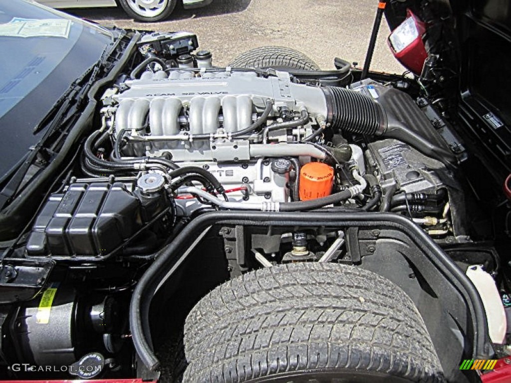 1991 Corvette ZR1 - Dark Red Metallic / Black photo #44