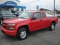 Victory Red 2005 Chevrolet Colorado LS Extended Cab 4x4