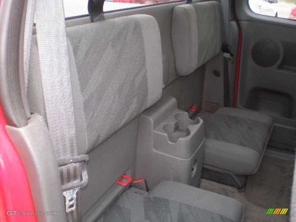 2005 Chevrolet Colorado LS Extended Cab 4x4 Rear Seat Photo #79759682