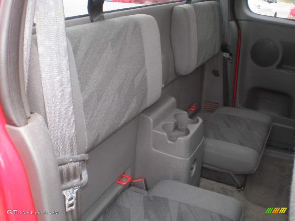Very Dark Pewter Interior 2005 Chevrolet Colorado LS Extended Cab 4x4 Photo #79759682