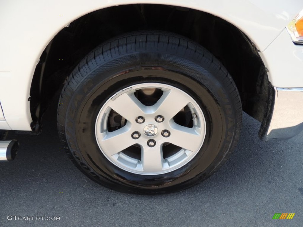 2009 Ram 1500 SLT Quad Cab - Stone White / Dark Slate/Medium Graystone photo #23