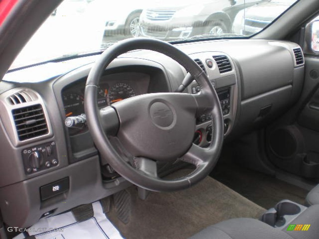 2005 Chevrolet Colorado LS Extended Cab 4x4 Very Dark Pewter Dashboard Photo #79759923