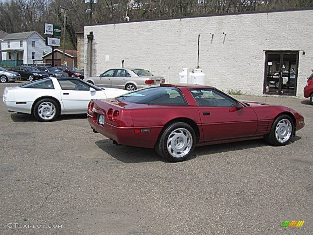 Dark Red Metallic 1991 Chevrolet Corvette ZR1 Exterior Photo #79760220