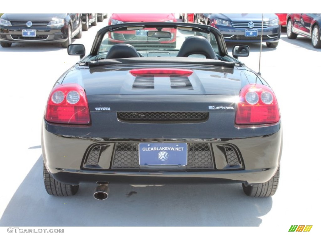 2005 MR2 Spyder Roadster - Black / Black photo #8