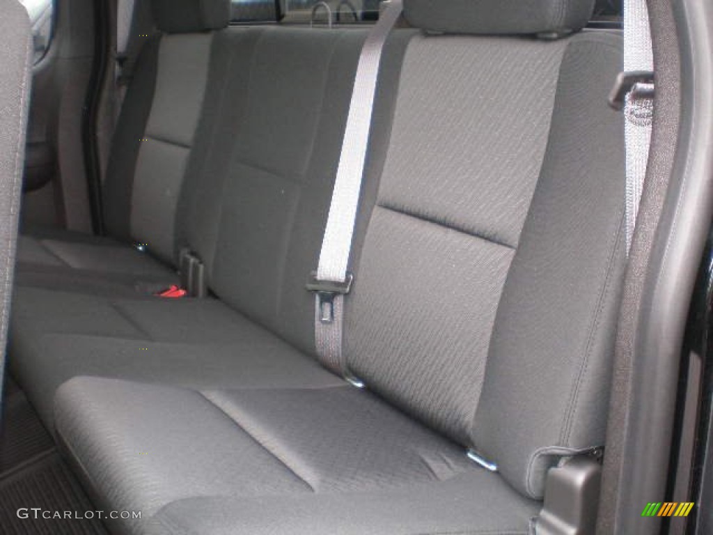 Ebony Interior 2013 Chevrolet Silverado 2500HD Bi-Fuel LT Extended Cab 4x4 Photo #79761213
