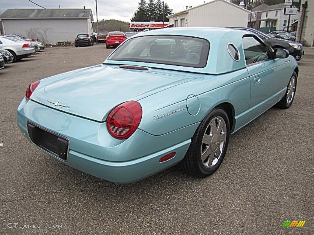 Thunderbird Blue 2002 Ford Thunderbird Premium Roadster Exterior Photo #79761675