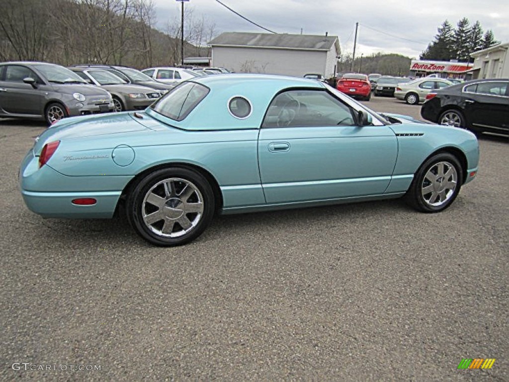 Thunderbird Blue 2002 Ford Thunderbird Premium Roadster Exterior Photo #79761711