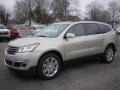 2013 Champagne Silver Metallic Chevrolet Traverse LT AWD  photo #1