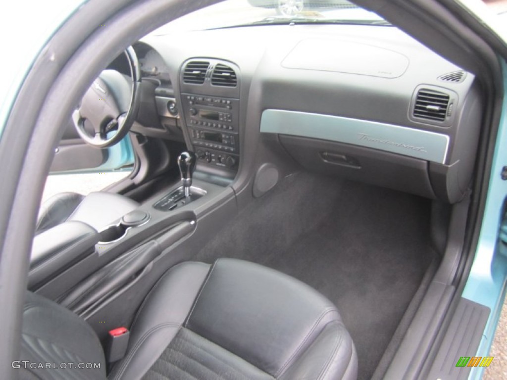 2002 Ford Thunderbird Premium Roadster Midnight Black Dashboard Photo #79761888