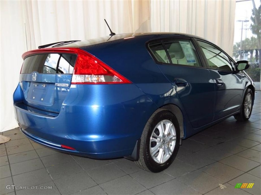 2010 Insight Hybrid EX - Atomic Blue Metallic / Gray photo #3