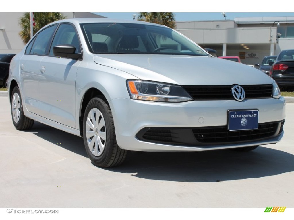 2013 Jetta S Sedan - Reflex Silver Metallic / Titan Black photo #1