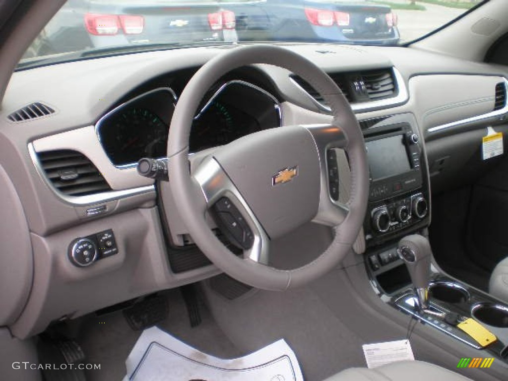 2013 Chevrolet Traverse LT Dark Titanium/Light Titanium Dashboard Photo #79762482