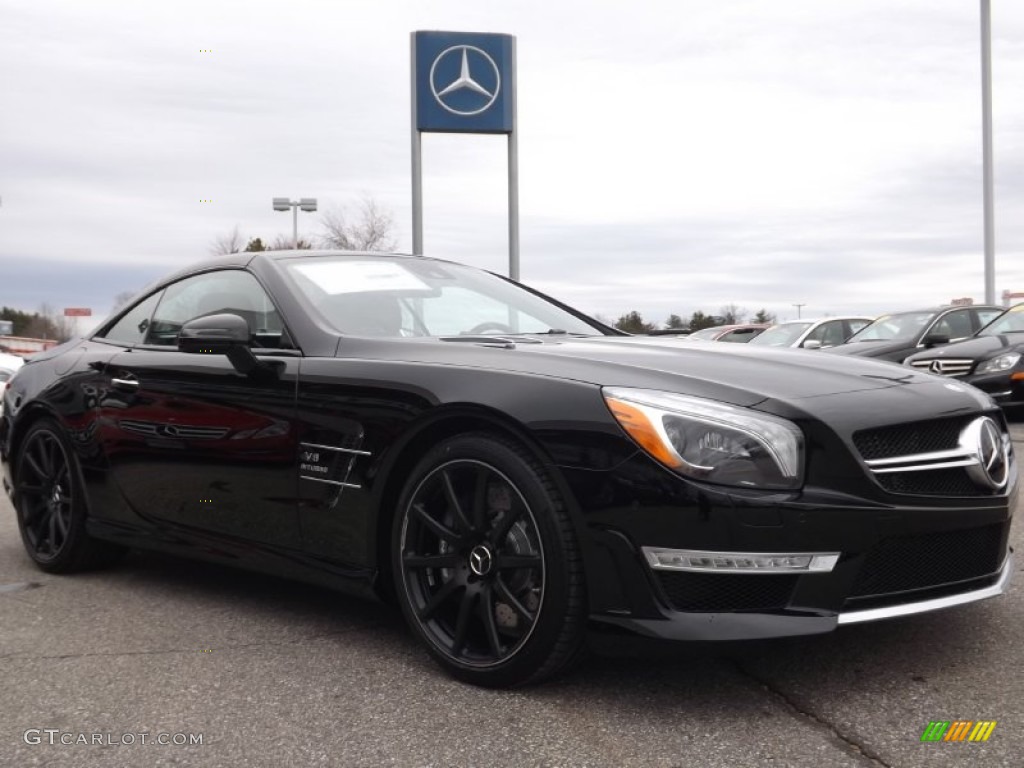 Black 2013 Mercedes-Benz SL 63 AMG Roadster Exterior Photo #79762593