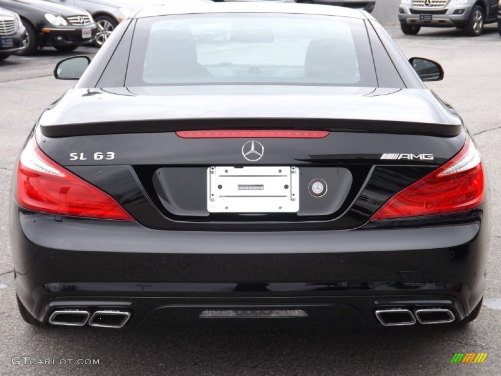 Black 2013 Mercedes-Benz SL 63 AMG Roadster Exterior Photo #79762599