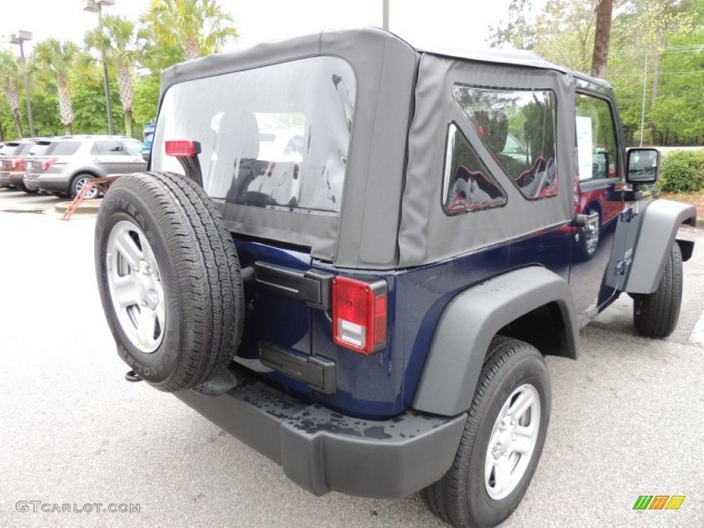 2013 Wrangler Sport 4x4 - True Blue Pearl / Black photo #10