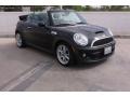 2011 Midnight Black Metallic Mini Cooper S Convertible  photo #2