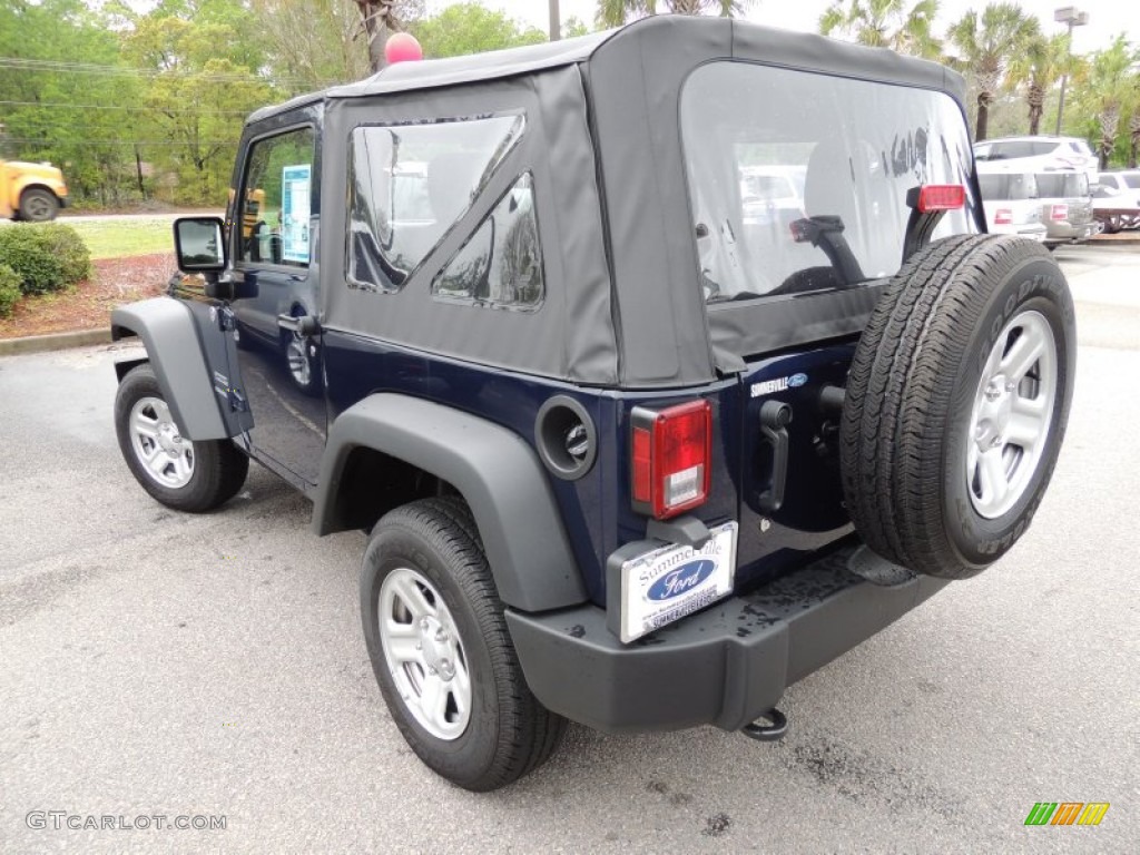 2013 Wrangler Sport 4x4 - True Blue Pearl / Black photo #12