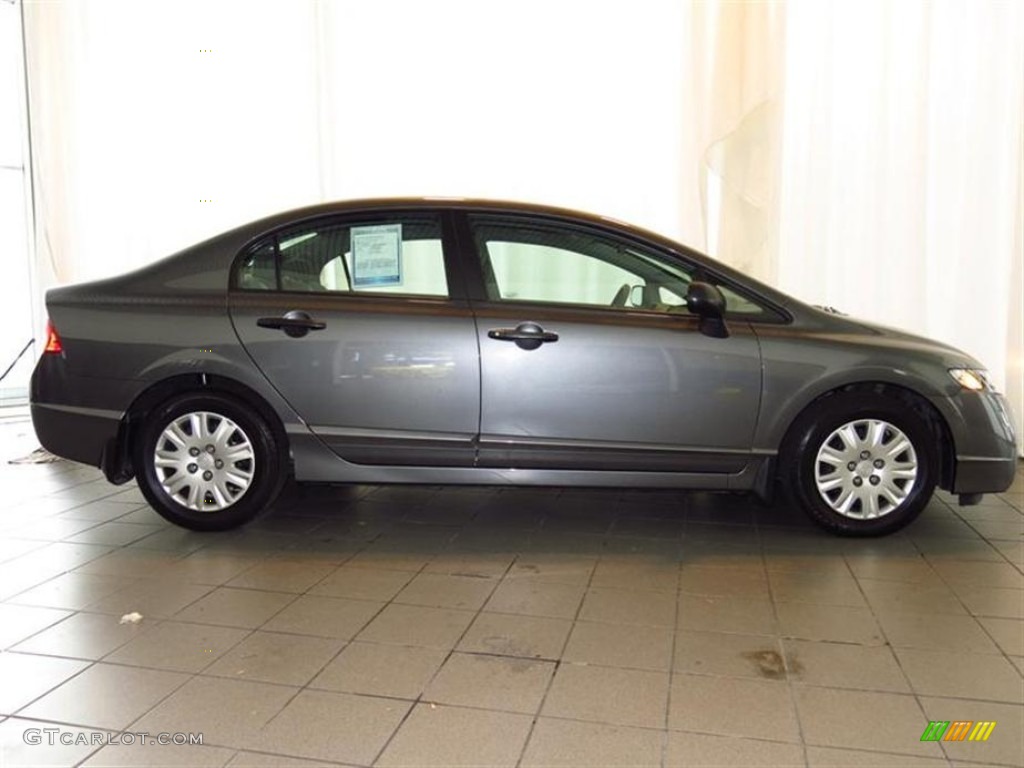 Polished Metal Metallic 2010 Honda Civic DX-VP Sedan Exterior Photo #79763457